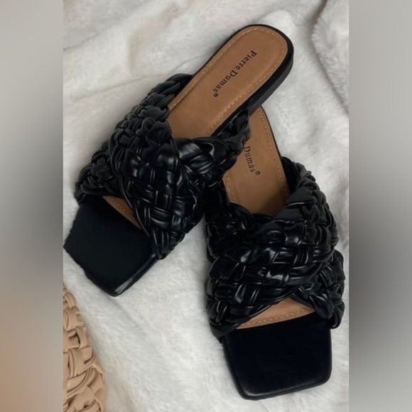 🆕✨Pierre Dumas Braided Criss Cross Sandals✨ - Picture 2 of 9